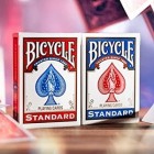 BICYCLE STANDARD RIDER BACK PLAYING CARDS - PACK OF 2 - JASSHER MAGIC