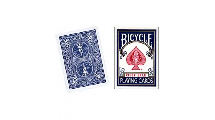 BICYCLE PLAYING CARDS POKER (BLUE)-JASSHER MAGIC SHOP