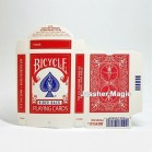 BICYCLE EMPTY CARD BOX RED JASSHER MAGIC