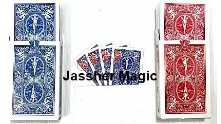 Marked deck - Blue Rider back (Indian) Jassher Magic